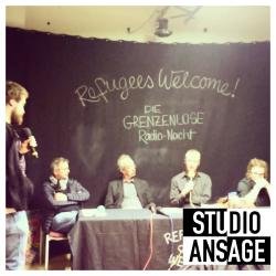 Studio Ansage Sondersendung Refugees welcome 2016