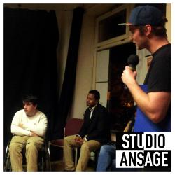 Studio Ansage Sondersendung Refugees welcome 2016